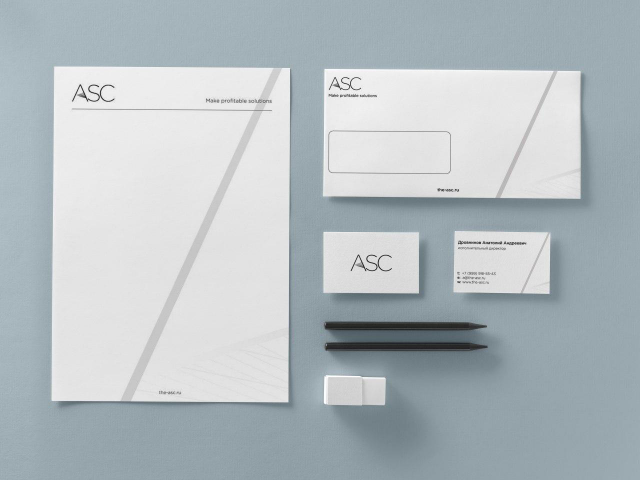 Фирменный стиль для компании ASC
