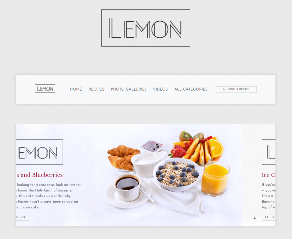 Lemon - Landing-page