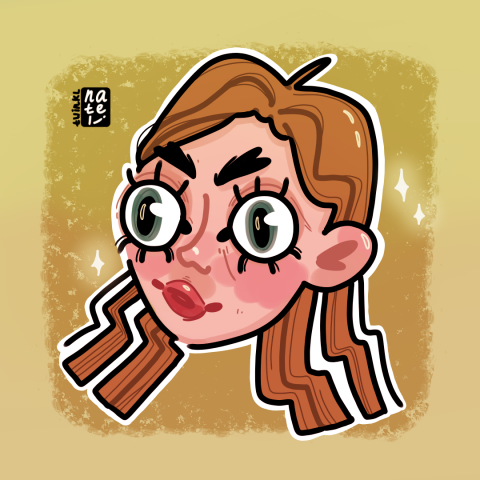 Рисунок "Алёнушка"