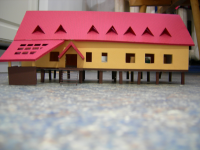 Макет дома охотника