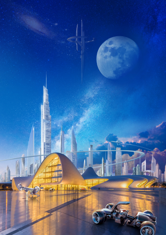 Baku futuristic