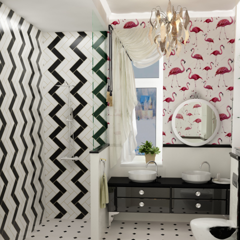 Гостевой сан. узел в загородном доме