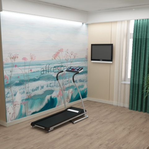 холл в загородном доме