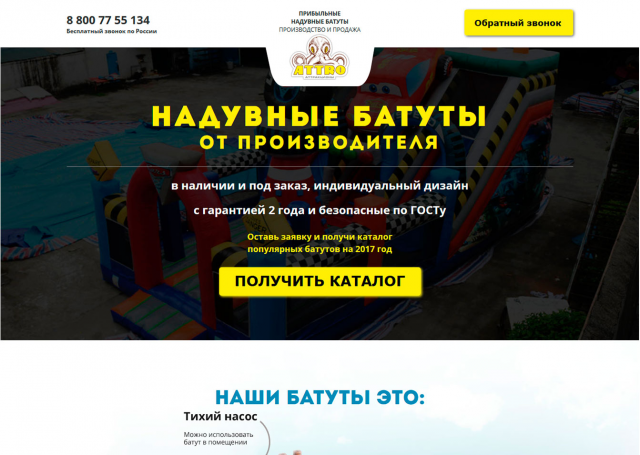 батуты