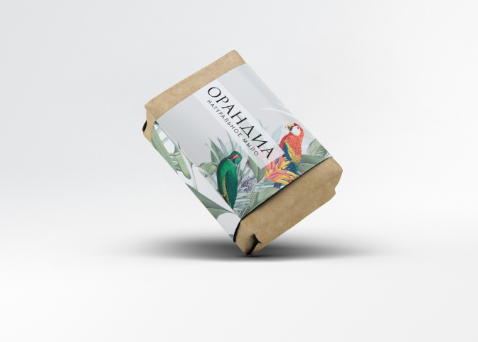 Дизайн упаковки для серии натуральной косметики "Орандиа"