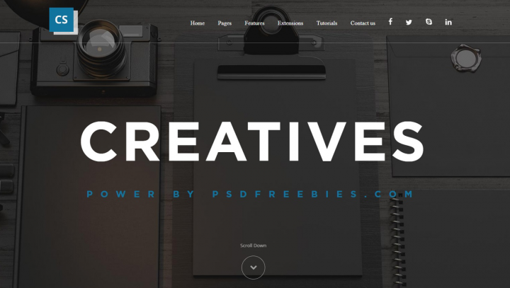 Учебный проект по макету CREATIVES