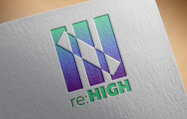 Логотип для дизайн студии Re:High Studio