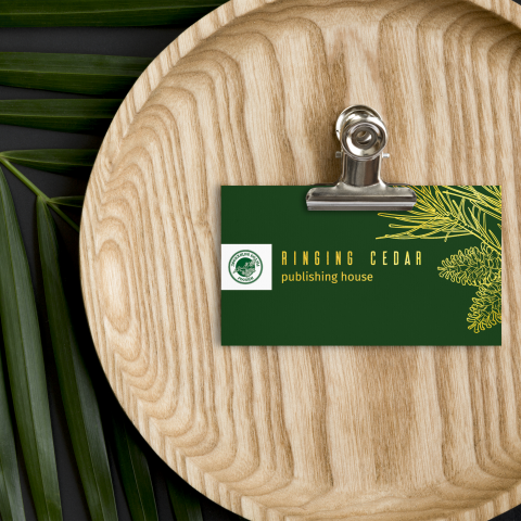 Визитка для издательского дома Ringing cedars