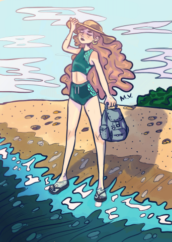 Летняя открытка