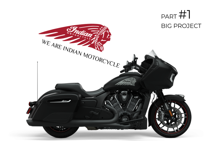 Indian motorcycle — website redesign concept