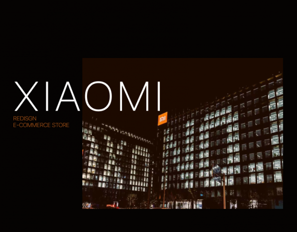 Концепт редизайна сайта для Xiaomi