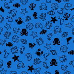 Бесшовный паттерн "Sea"