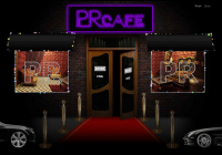 PR cafe - дизайн сплэш заставки