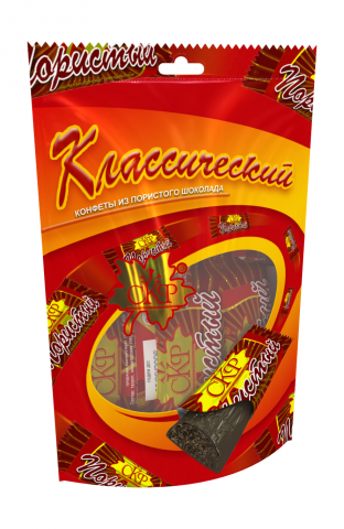 Флоу-пак конфет "Пористый Шоколад"