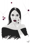 Fashion sketch illustration
