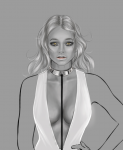 Fashion sketch illustration