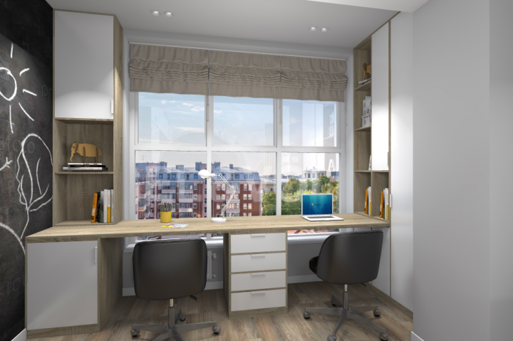 Детская для 2-ух парней школьников