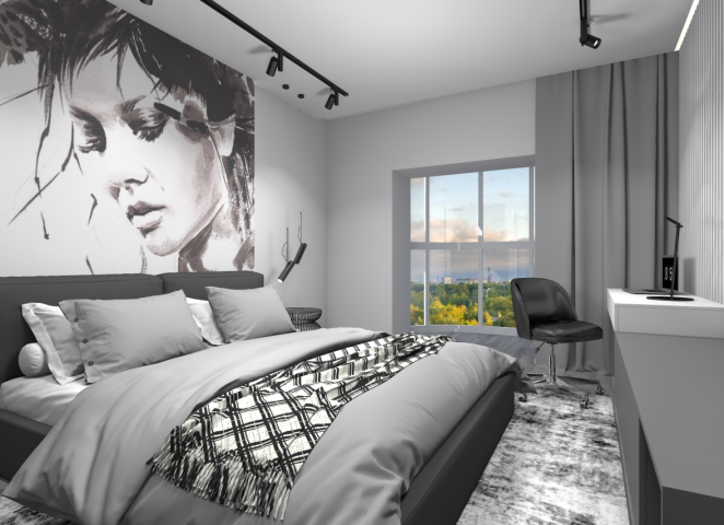 Спальня для холостяка