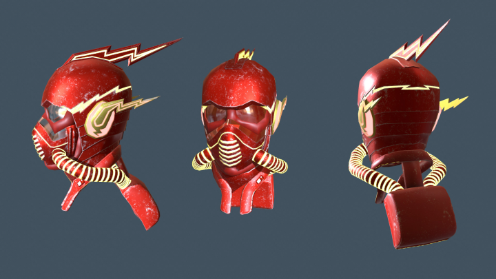 Futuristic helmet