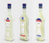 Концепт бутылки для вермута