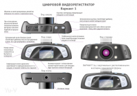 Видеорегистратор. Проекционный эскиз