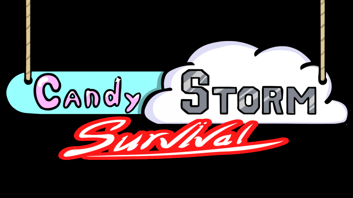 Логотип для мобильной игры "Candy Storm Survival"