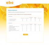Survey layout