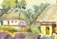 Пирогово. Акварель 3