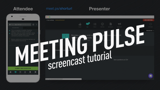 Скринкаст для Meeting Pulse