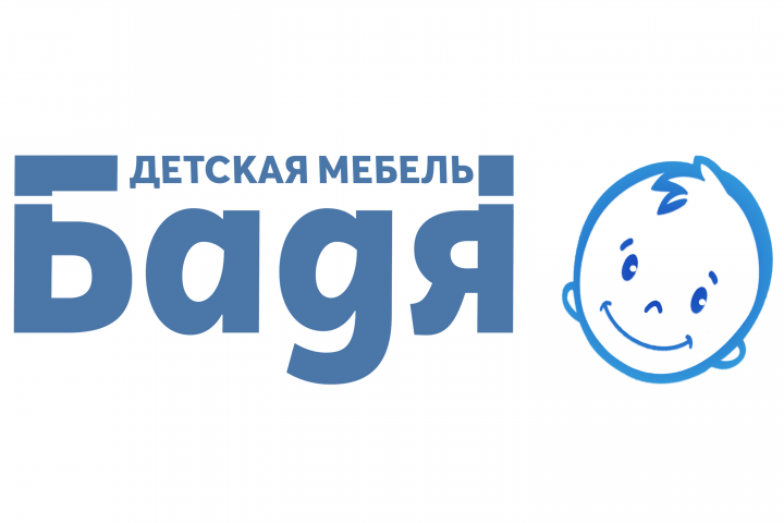 Логотип  мебельного магазина "Бадя"