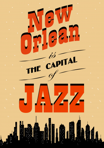 Плакат "New-Orlean"