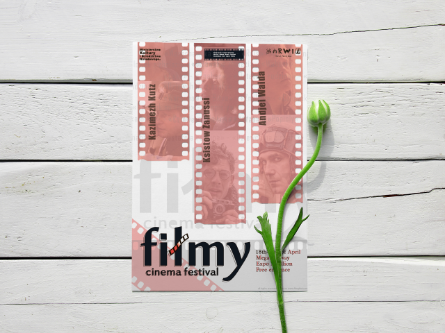 Афиша для кинофестиваля "Filmy"