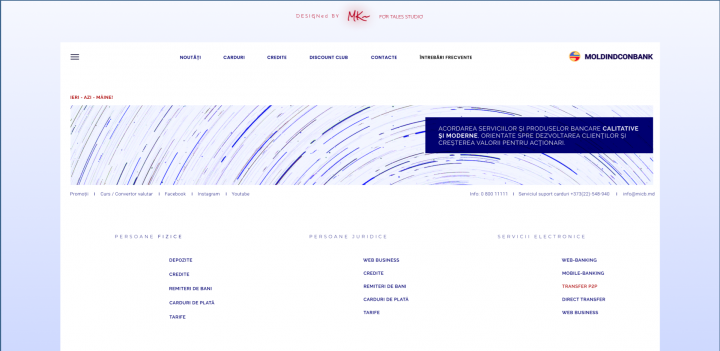 Moldindconbank redesign