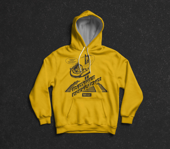 Печать на толстовке