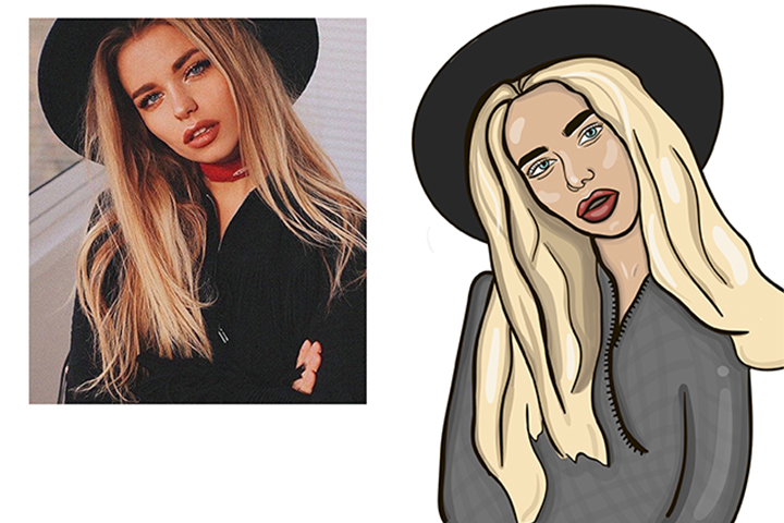 Векторная иллюстрация для @burimova