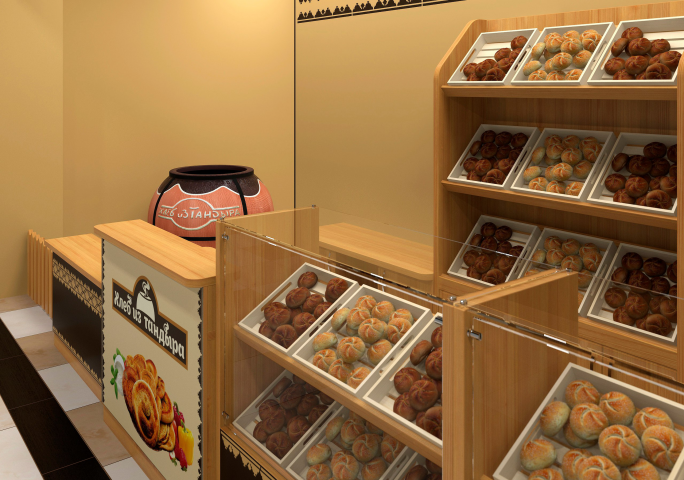 Дизайн и визуализация мини пекарни