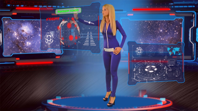 Видеоролик с элементами 3D дизайна