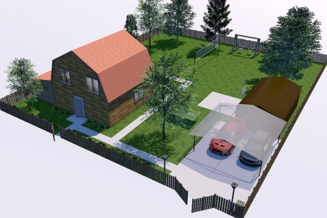 Проект дома в 3D