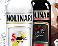 реклама для ликеров Молинари в журнал