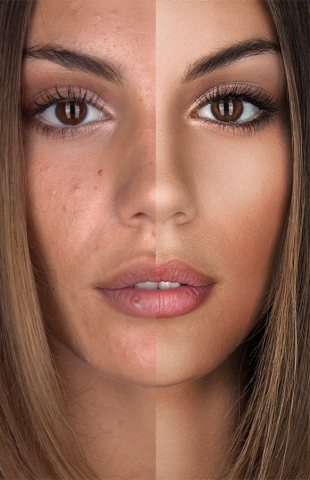 Ретушь лица