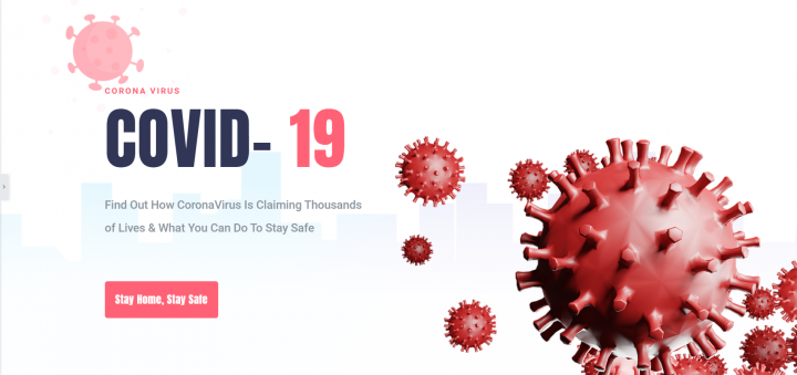 Социально-информационный сайт "COVID-19"