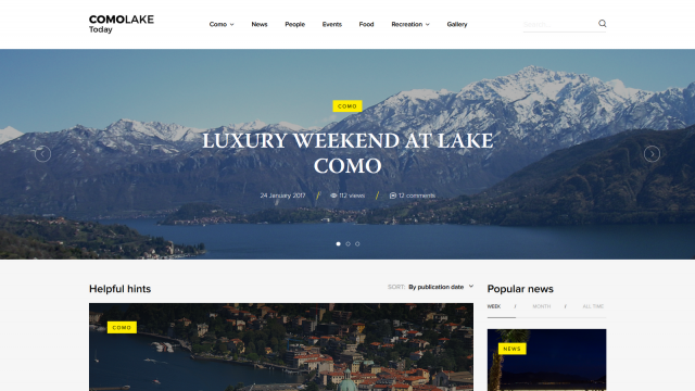 Информационный ресурс "COMOLake Today"
