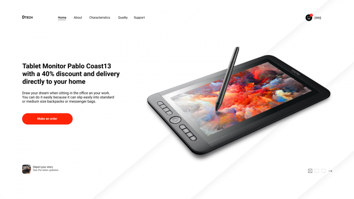 Graphic tablet for sale