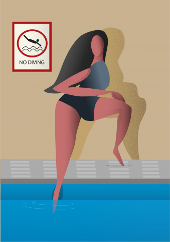 No diving