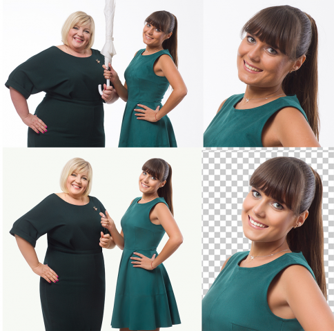 обтравка, ретушь, коррекция