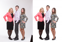 Обтравка.Ретушь.Коррекция. Сбербанк, 300т поводов для гордости