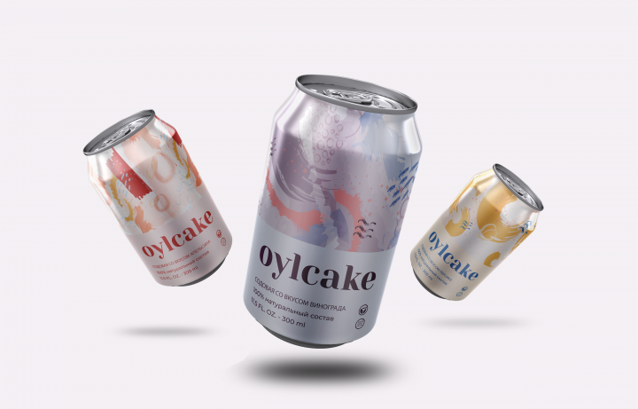 "Oylcake" Этикетка газированного напитка
