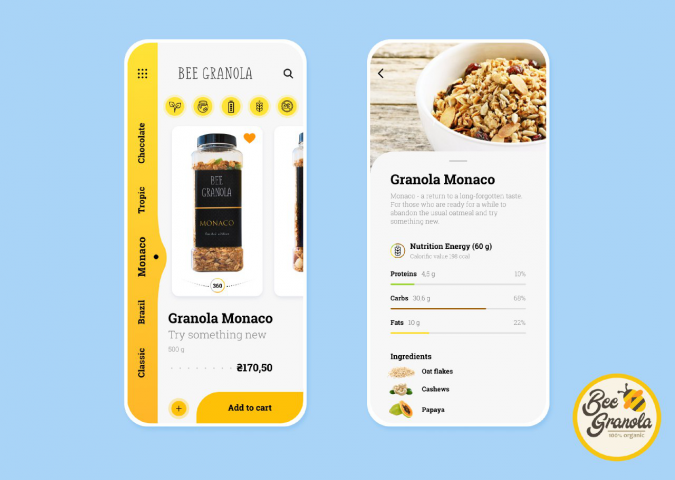 Web design. Mobile app