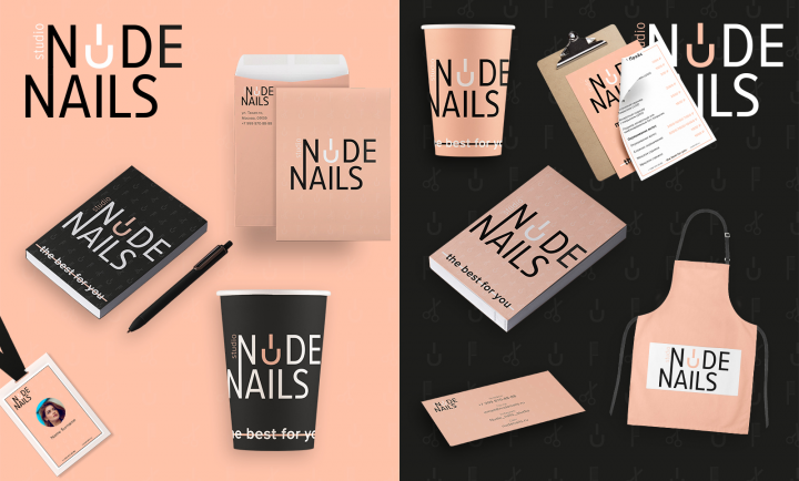 Фирменный стиль Nude Nails