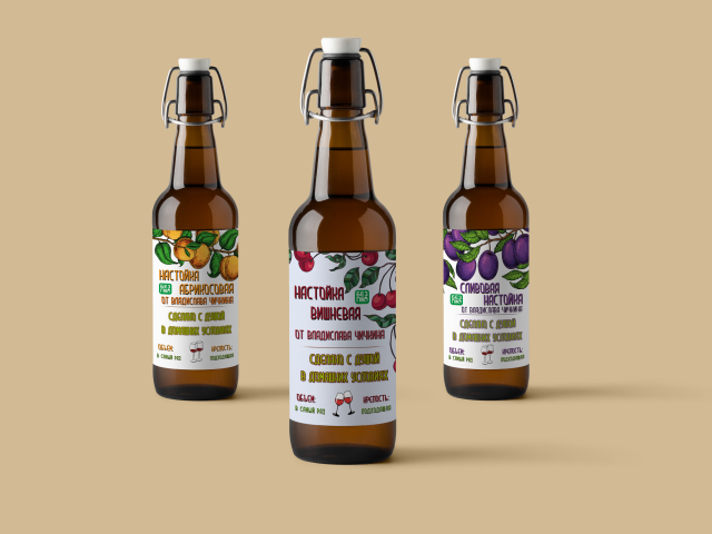 Этикетка для настойки